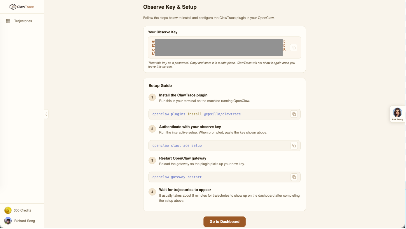 Install ClawTrace Plugin