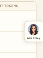 Ask Tracy button